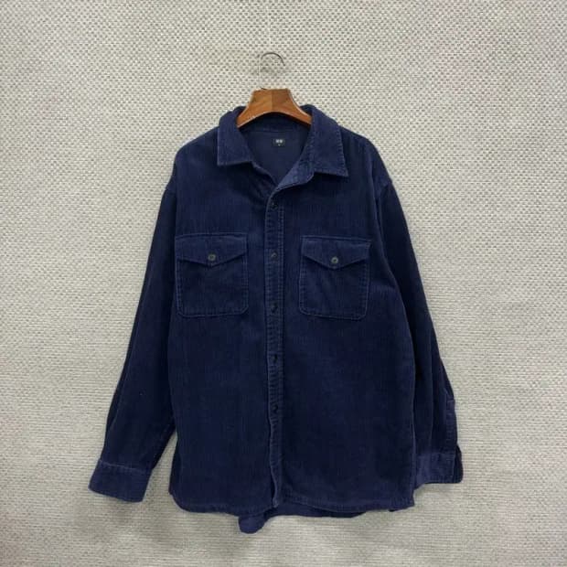 유니클로 캐주얼 코듀로이 골덴 셔츠 자켓 XL A01042