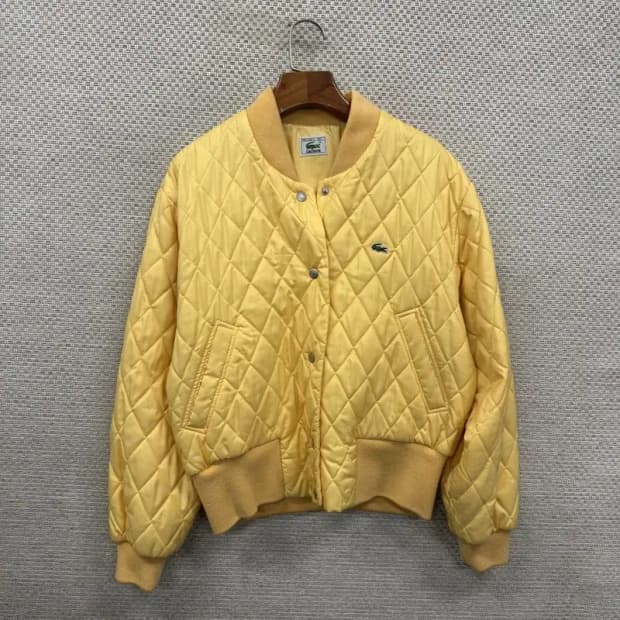 라코스테 자수로고 올드스쿨 퀄팅 자켓 점퍼 95 A01048