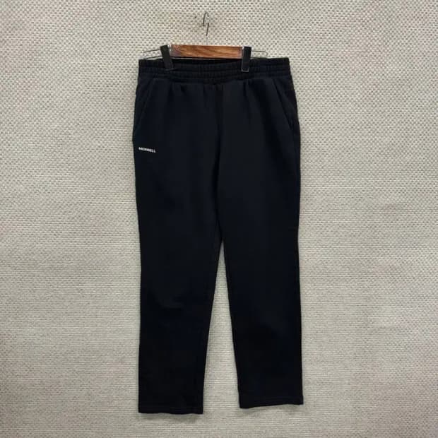 머렐 프린팅로고 기모 츄리닝바지 32 A01072