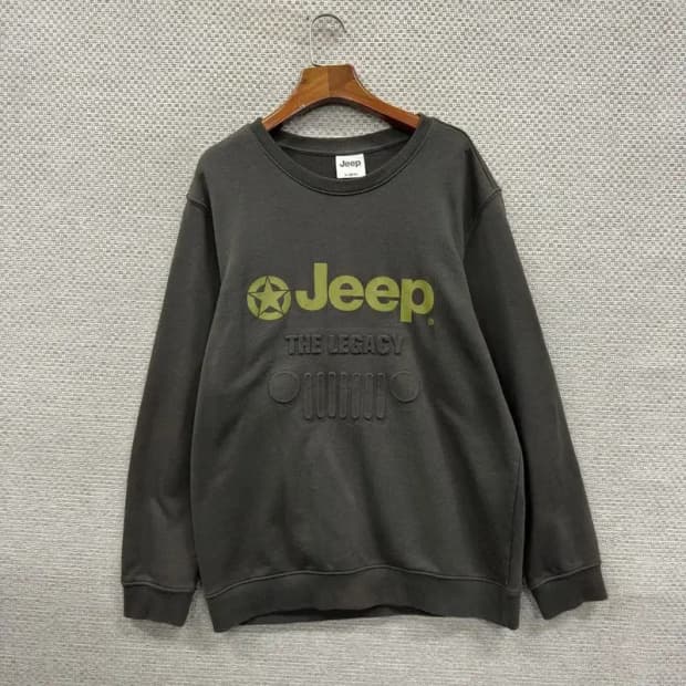 지프 JEEP 캐주얼 빅프린팅로고 스웻셔츠 맨투맨 XL A01052