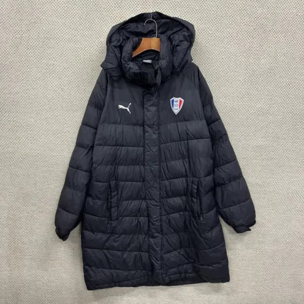 푸마 수원삼성 자수로고 롱 패딩 점퍼 3XL A01137