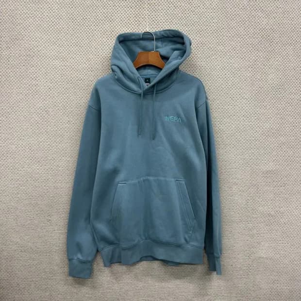 네파 아웃도어 자수로고 오버핏 기모 후드티 95 A01145