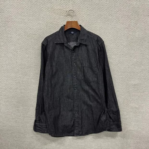 유니클로 캐주얼 데님 청셔츠 L A01209