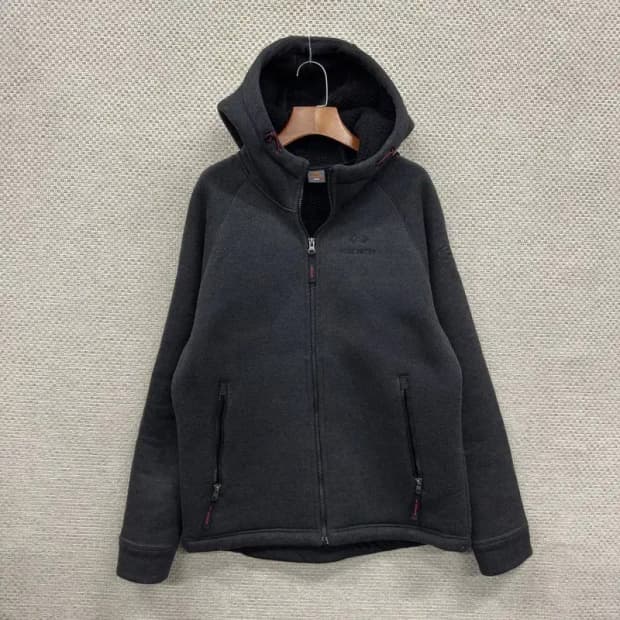 아이더 아웃도어 자수로고 기모 플리스 후리스 집업 L A01211