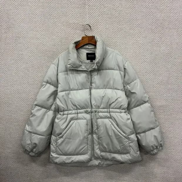 젝시믹스 캐주얼 스트링 미디 패딩 점퍼 M A01282