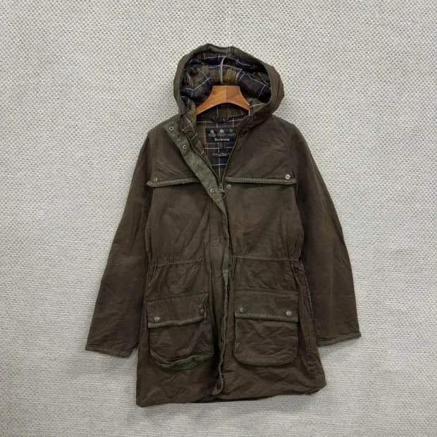 바버 BARBOUR 더햄 빈티지 야상 왁스 자켓 90 A01294