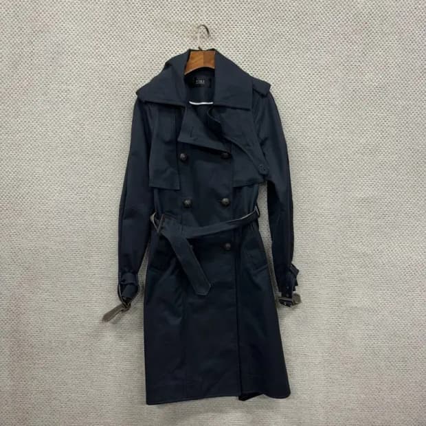 타임 한섬 캐주얼 견 트렌치 코트 82 A01302