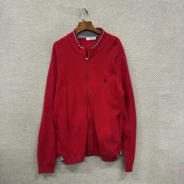 빈폴 캐주얼 자수로고 코튼 니트 집업 가디건 110 A01311