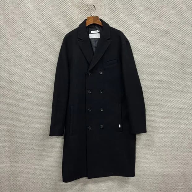 디스이즈네버댓 캐주얼 더블버튼 롱 코트 자켓 L A01295