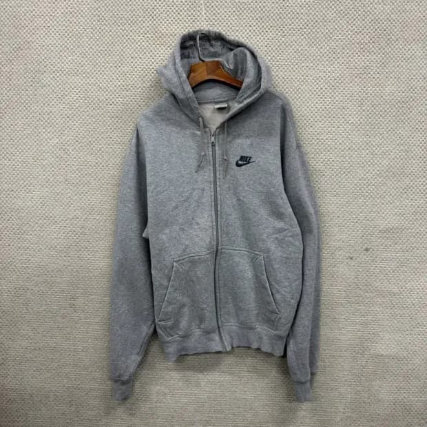 나이키 캐주얼 자수로고 오버핏 약기모 후드집업 M A01427