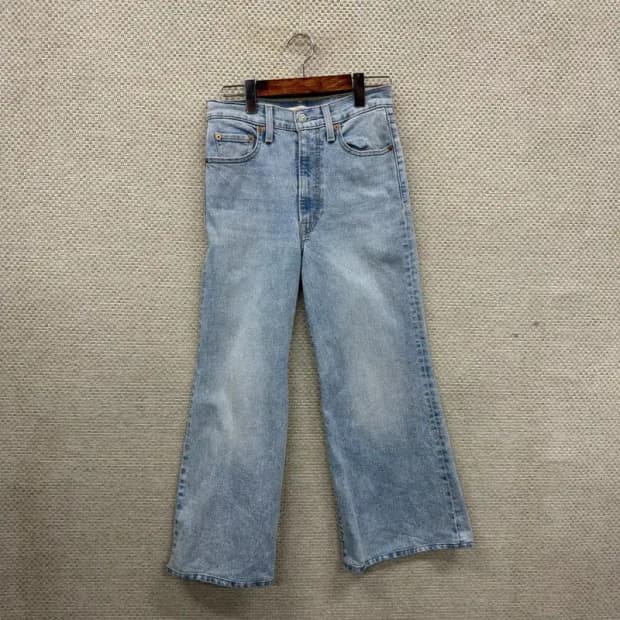 리바이스 립케이지 벨 스판 데님 청바지 27인치 A01433