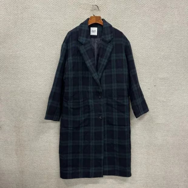 스튜디오톰보이 캐주얼 오버핏 울 롱 코트 자켓 80 A01420