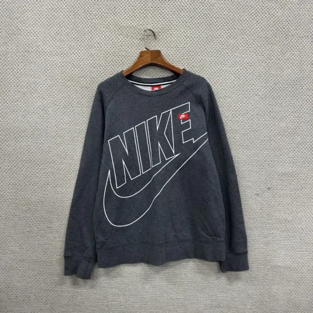 나이키 캐주얼 빅로고 약기모 스웻셔츠 맨투맨 L A01410