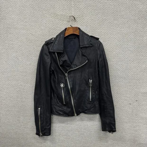 캘빈클라인 라이더 가죽 자켓 55 A01431