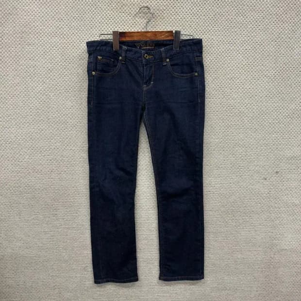 게스 블랙로고 데님 청바지 27인치 A01519