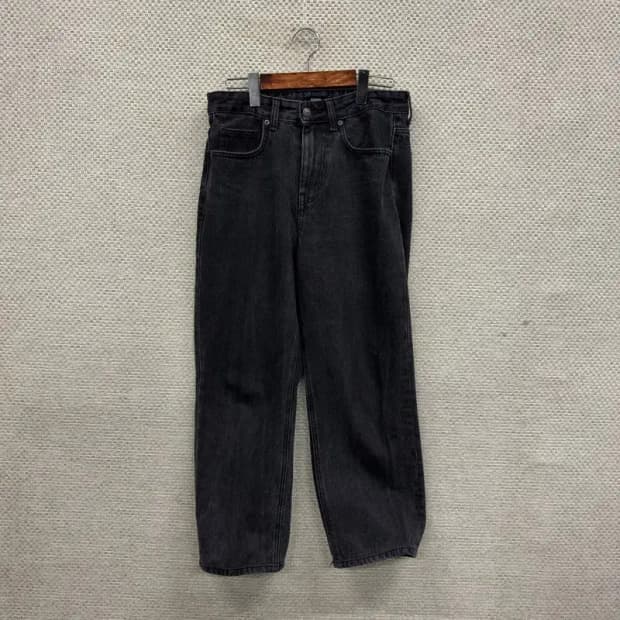 무신사스탠다드 블랙진 와이드팬츠 흑청바지 28인치 A01598