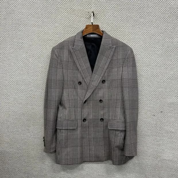 자라 ZARA 하운드투스 더블버튼 블레이저 정장자켓 95 A01580