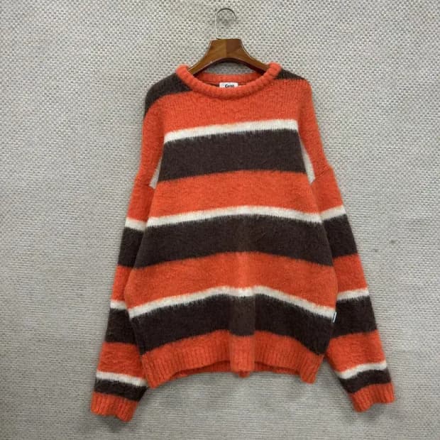 카비시 단가라 울 알파카 니트 스웨터 L A01663