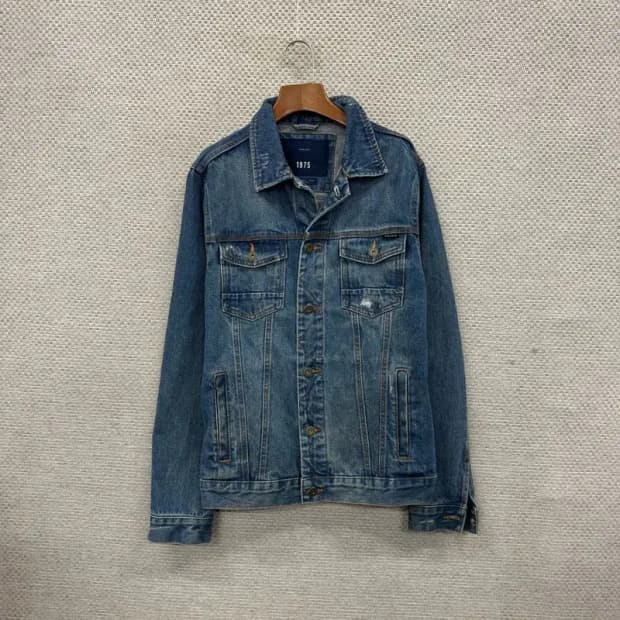 자라 ZARA 1975 캐주얼 데님 청자켓 L A01723