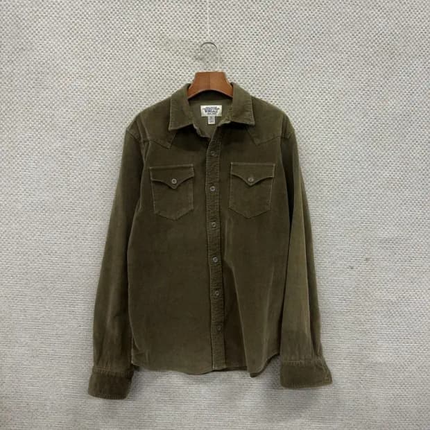 후아유 캐주얼 코듀로이 골덴 긴팔 셔츠 XL A01727