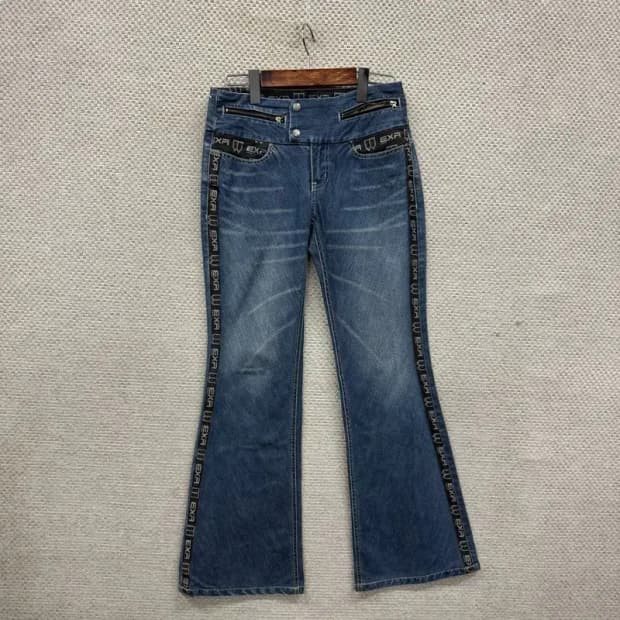 EXR 사이드라인 부츠컷 데님 청바지 26인치 A01757