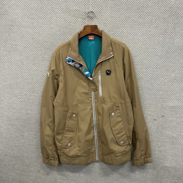 푸마 캐주얼 패치로고 윈드러너 바람막이 자켓 M A01736