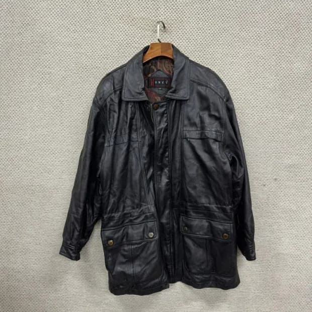 HUNKY 올드스쿨 빈티지 양가죽 자켓 100 A01802
