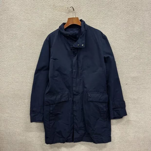 헤지스 캐주얼 바람막이 롱 코트 자켓 100 A01813