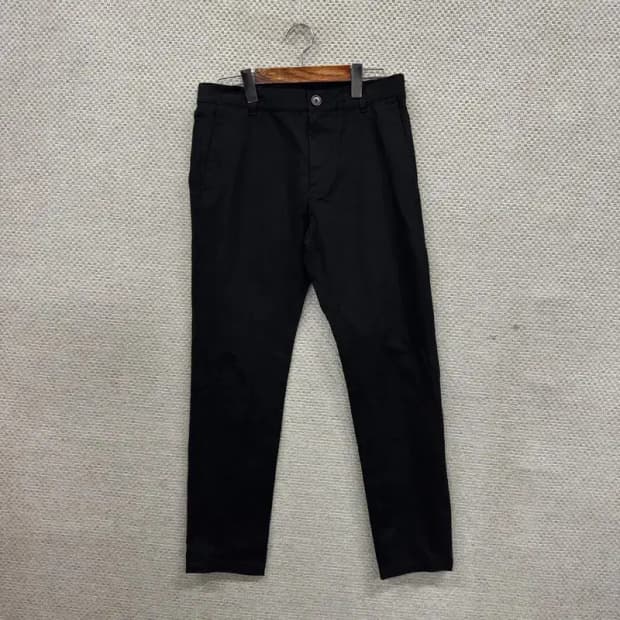 코스 COS 캐주얼 블랙 코튼팬츠 면바지 46 A01841