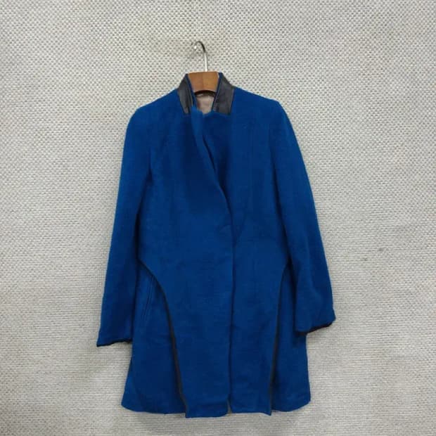 SJSJ 한섬 캐주얼 울 앙고라 코트 76 A01807