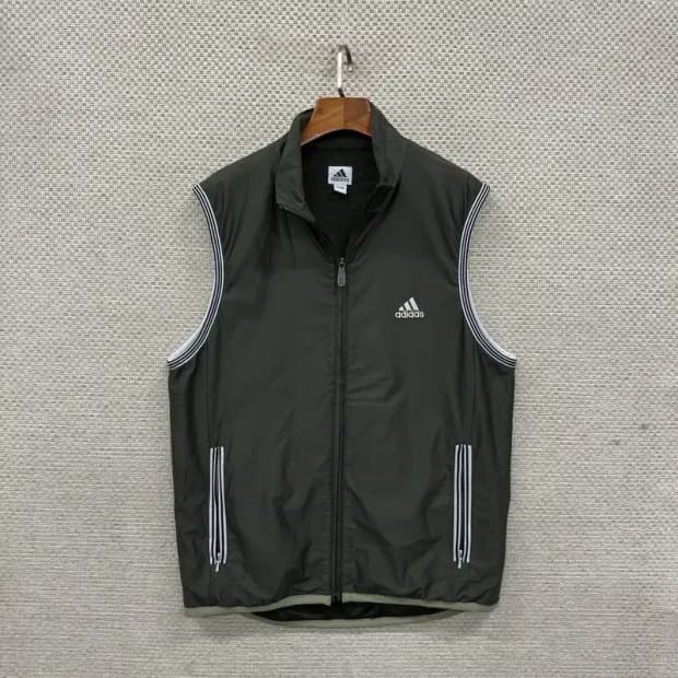 아디다스 올드스쿨 자수로고 트랙탑 베스트 조끼 M A01908