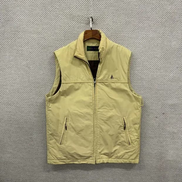 빈폴 캐주얼 자수로고 바람막이 베스트 조끼 점퍼 100 A01912