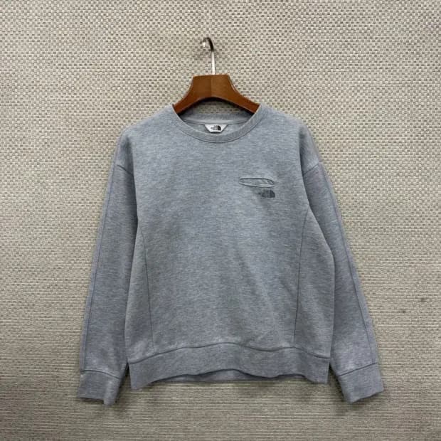 노스페이스 아웃도어 프린팅로고 크롭 스웻셔츠 맨투맨 85 A01970