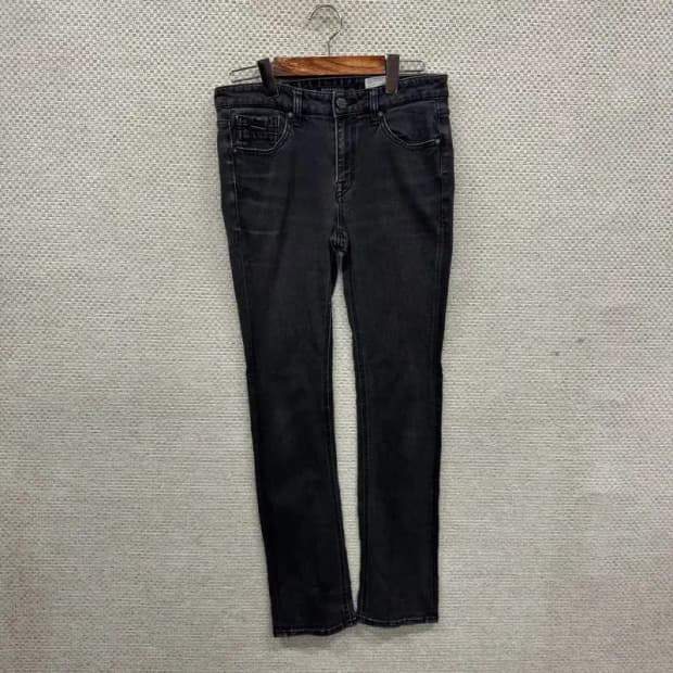 버커루 올드스쿨 블랙진 스판 데님 흑청바지 27인치 A01993