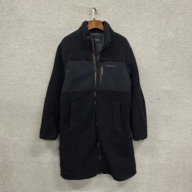 머렐 아웃도어 자수로고 양털 롱 플리스 후리스 95 A02127