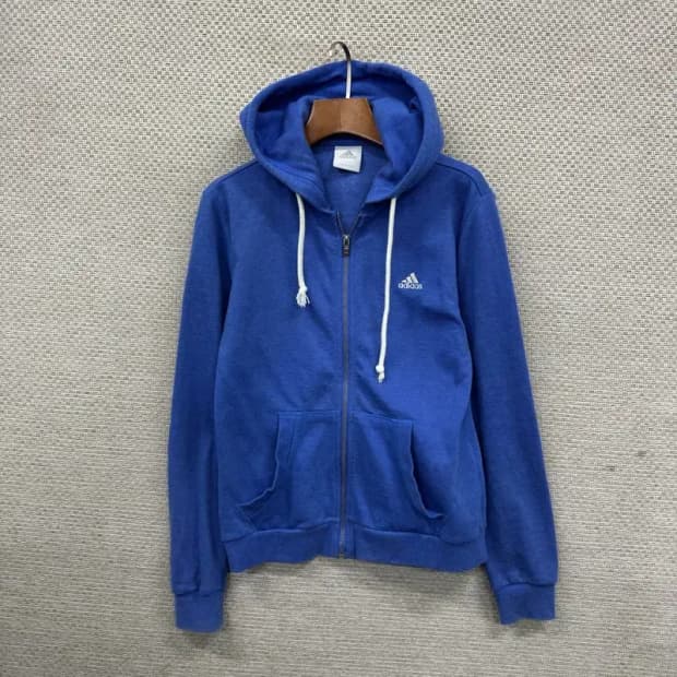 아디다스 캐주얼 자수로고 약기모 후드집업 90 A02136