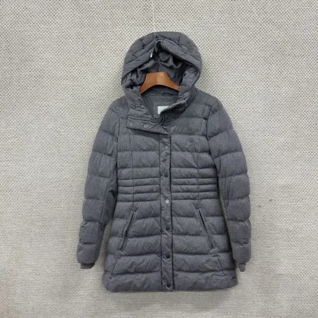 캘빈클라인 캐주얼 깃털 다운 하프 패딩 점퍼 XS A02129