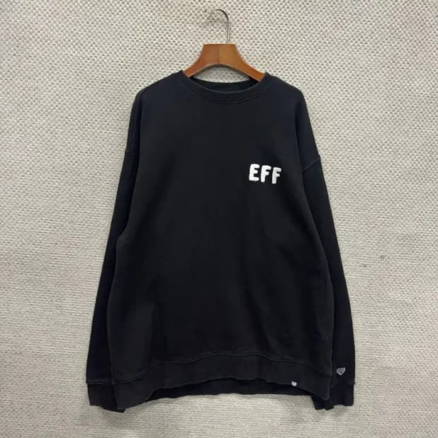 이벳필드 뽀글이로고 스웻셔츠 맨투맨 100 A02218