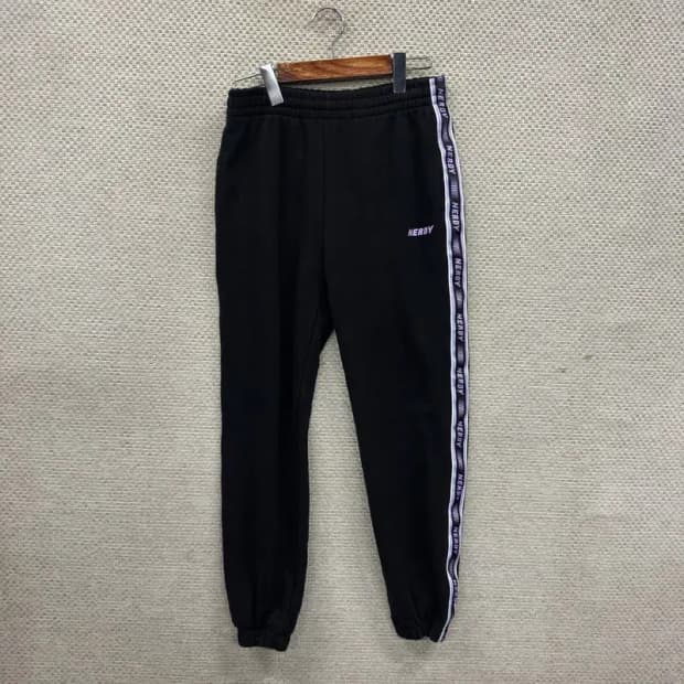 널디 사이드라인 조거 밴딩 츄리닝바지 S A02237