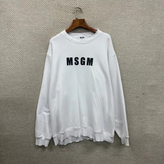 엠에스지엠 MSGM 빅로고 스웻셔츠 맨투맨 105 A02229