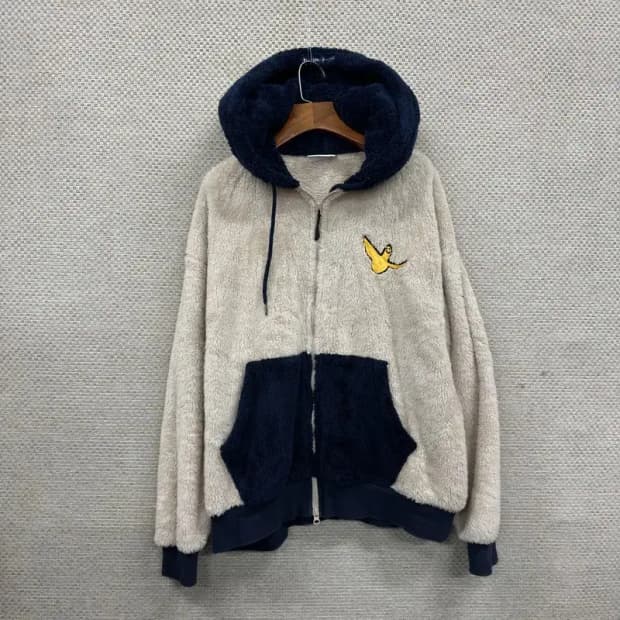 마크곤잘레스 캐주얼 자수로고 오버핏 양털 후리스 M A02291