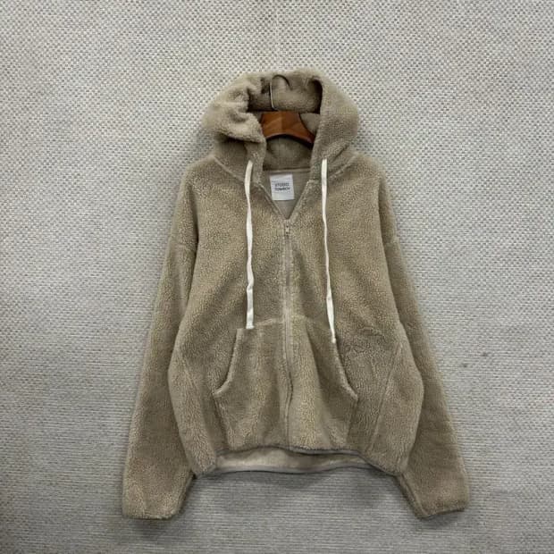 스튜디오톰보이 캐주얼 양털 플리스 후리스 후드집업 F A02307