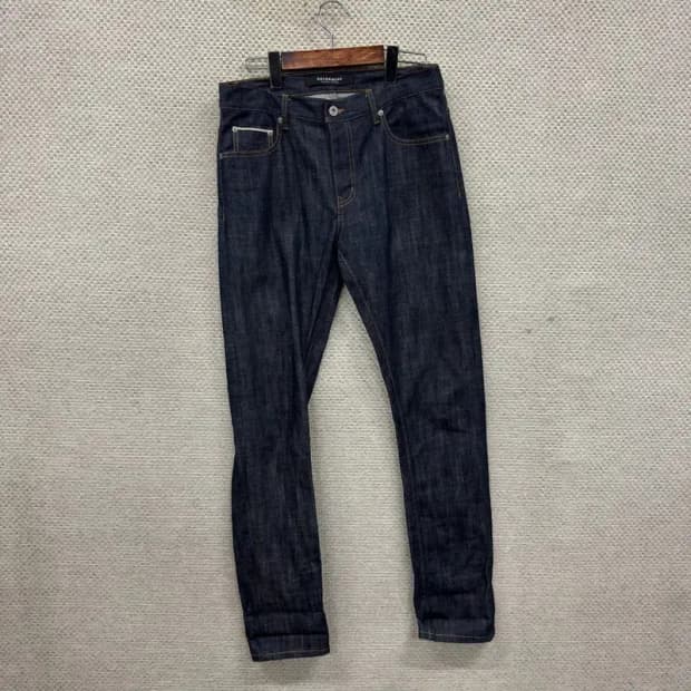 소버먼트 생지 셀비지 데님 청바지 L A02397