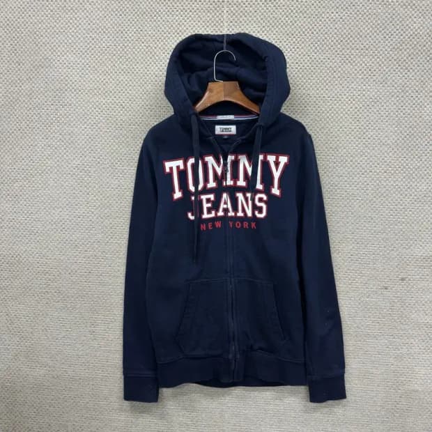 타미진 캐주얼 프린팅로고 Y2K 후드집업 S A02452