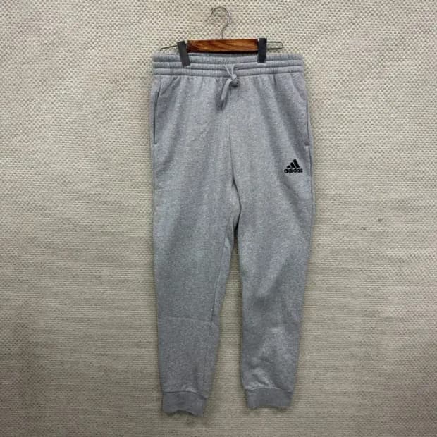 아디다스 자수로고 조거 기모 밴딩 츄리닝바지 L A02473