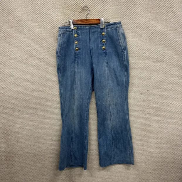 마이클코어스 캐주얼 금장버튼 데님 청바지 32인치 A02477