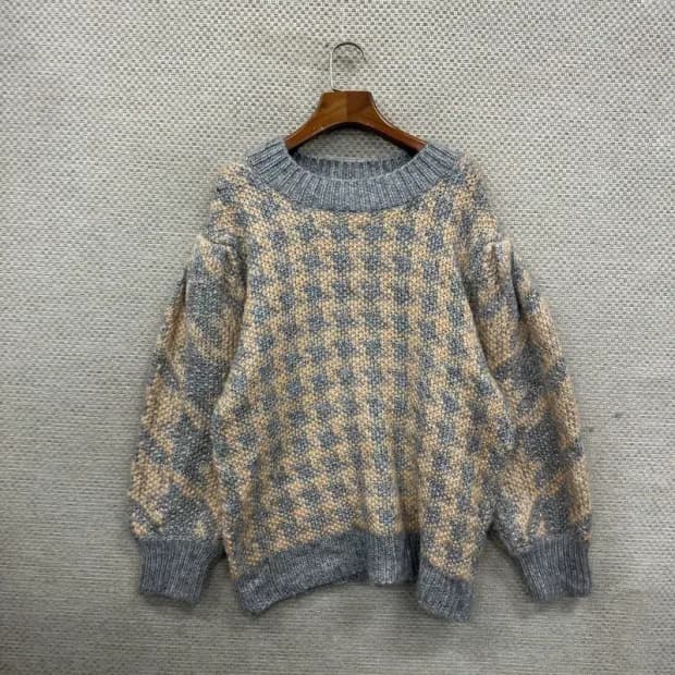 캘빈클라인 캐주얼 케이블 아크릴 니트 스웨터 XL A02462