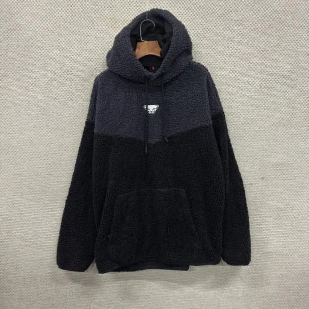 다이나핏 센터자수로고 양털 후리스 후드티 XL A02470