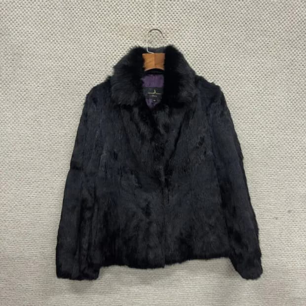 올리비아하슬러 빈티지 토끼털 털 코트 85 A02533