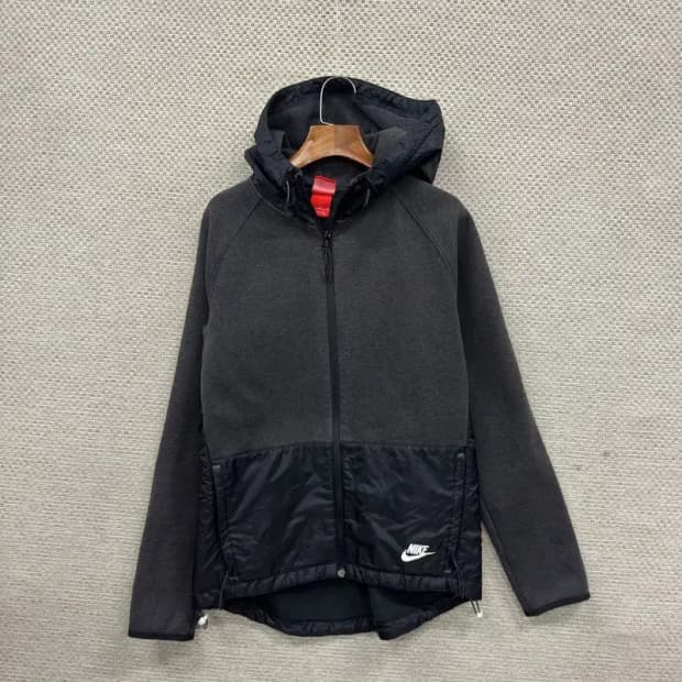 나이키 캐주얼 프린팅로고 약기모 져지 후드집업 M A02551